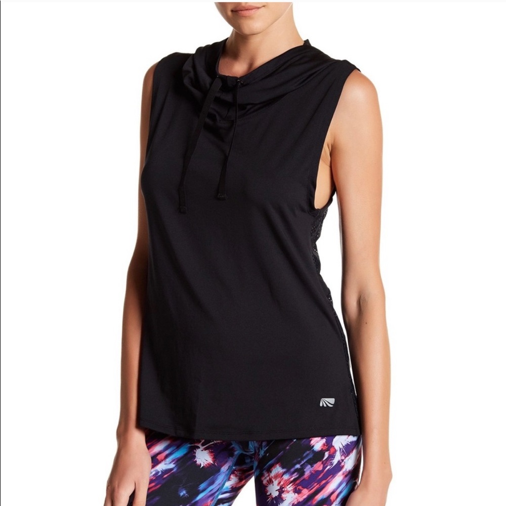 Marika Top Mesh Hoodie szM NWT